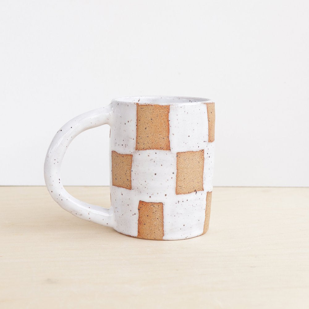 Nightshift Ceramics Checkerboard Mugs