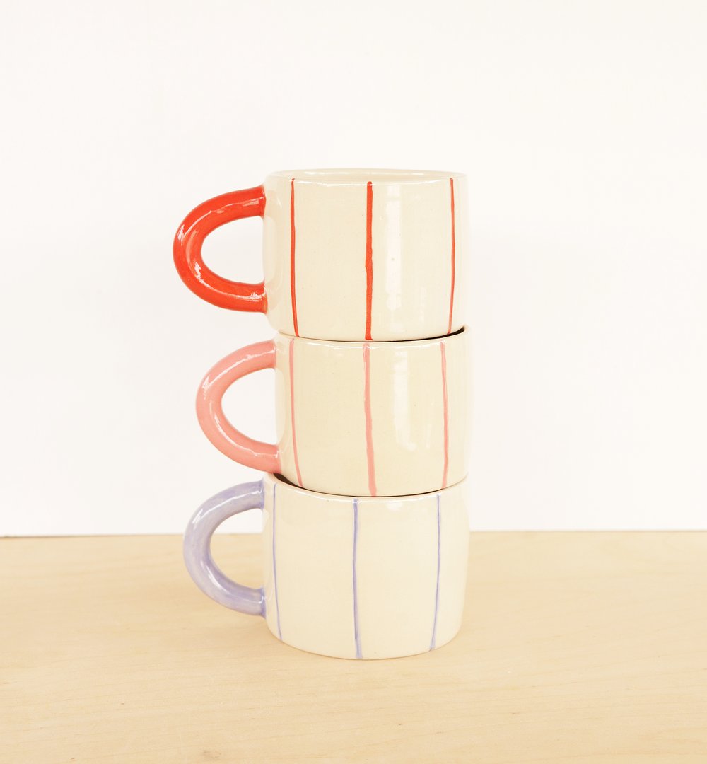 Nightshift Ceramics Stripes Mug