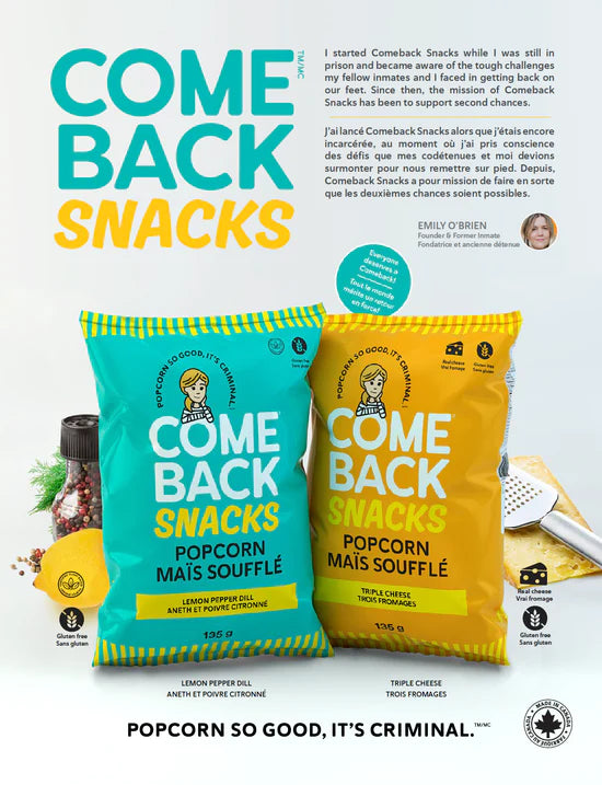 Come Back Snacks Savoury Popcorn