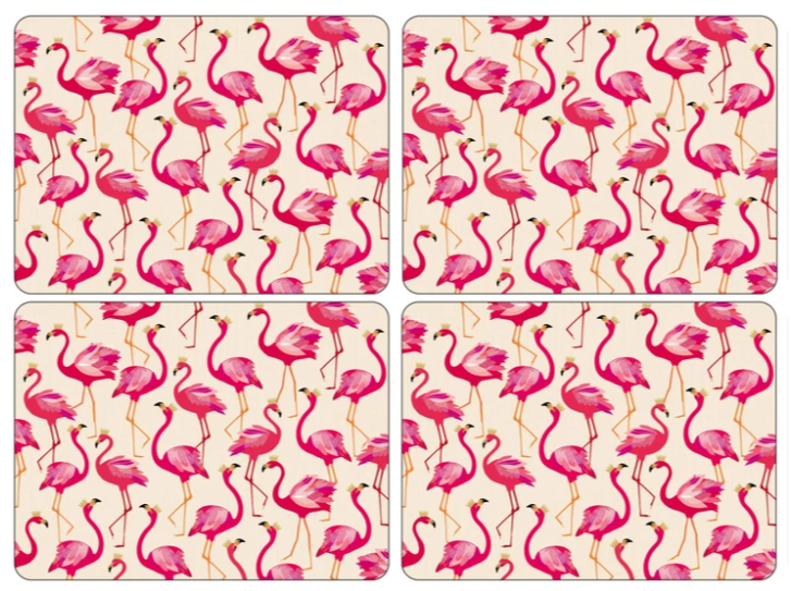Sara Miller Flamingo Placemats (Set of 4)