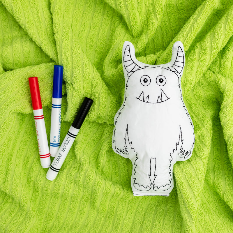 Doodle Pillow Art Kit: Dinosaurs & Monsters