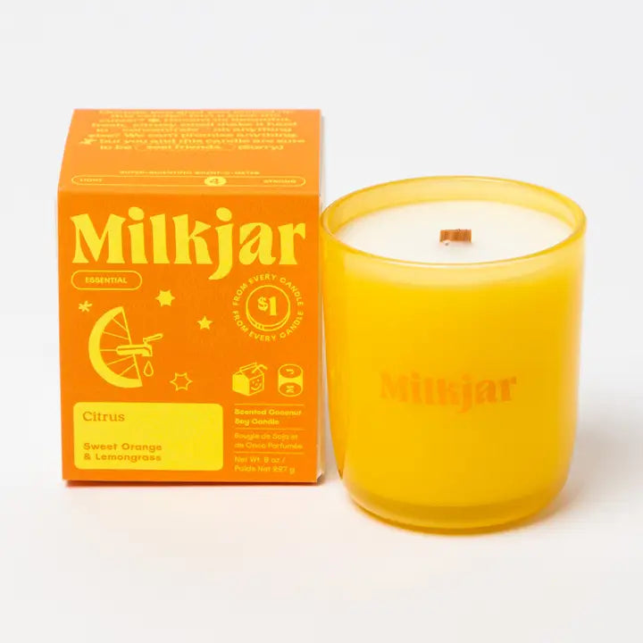 Milk Jar Candles