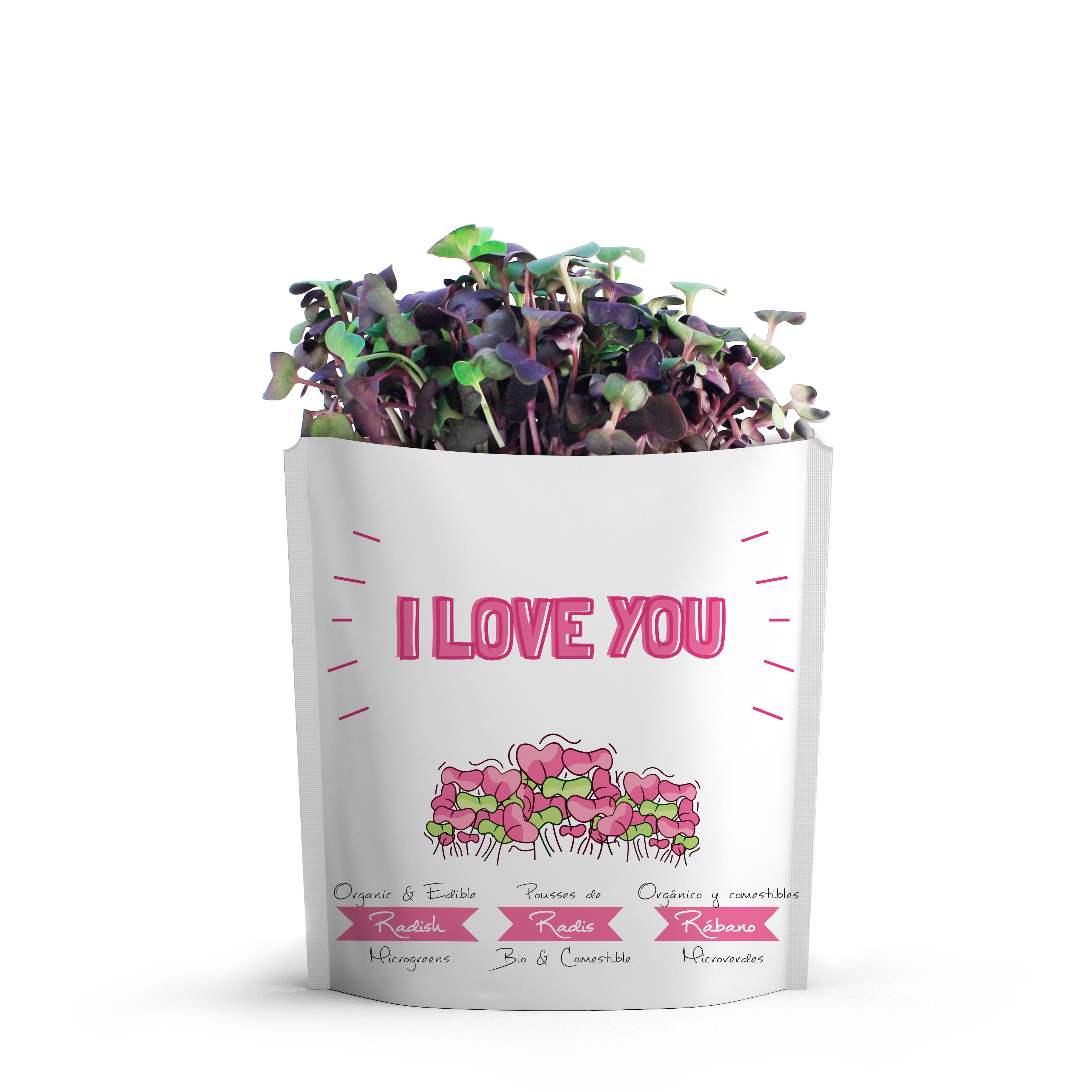 I Love You Greeting Card Pouch