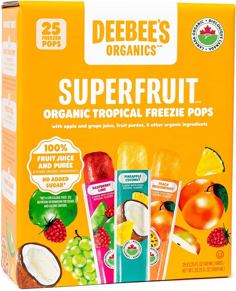 DeeBee's Organic Freezie Pops