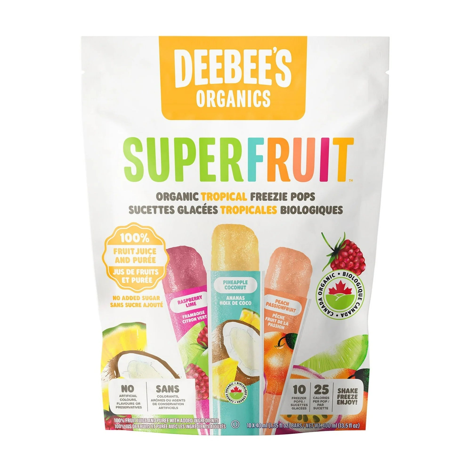 DeeBee's Organic Freezie Pops